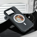 2.53 Inches E-Ink Phone Case Photos HD Display Wireless Transmission DIY Screen for Iphone 16/15/14/13 round Support Magsafe